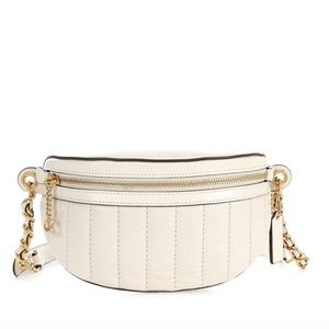 Coach Chain Belt Bag With Quilting